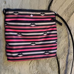 Kate Spade crossbody bag with lips